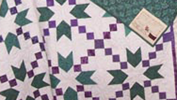 Purple and Green Stars